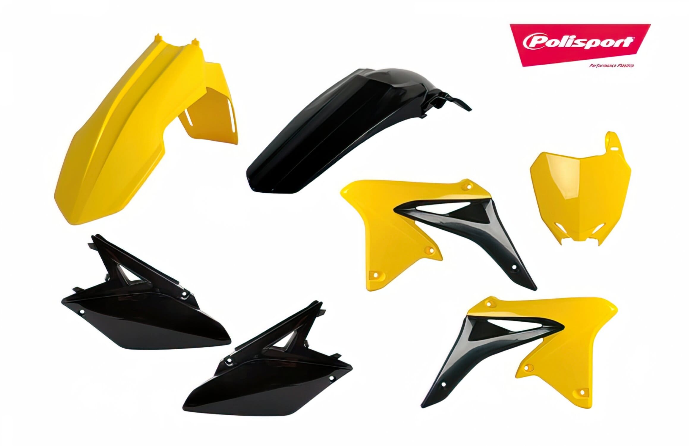 POL-90838 Yellow / black Polisport Fairing Kit Suzuki RM-Z 250