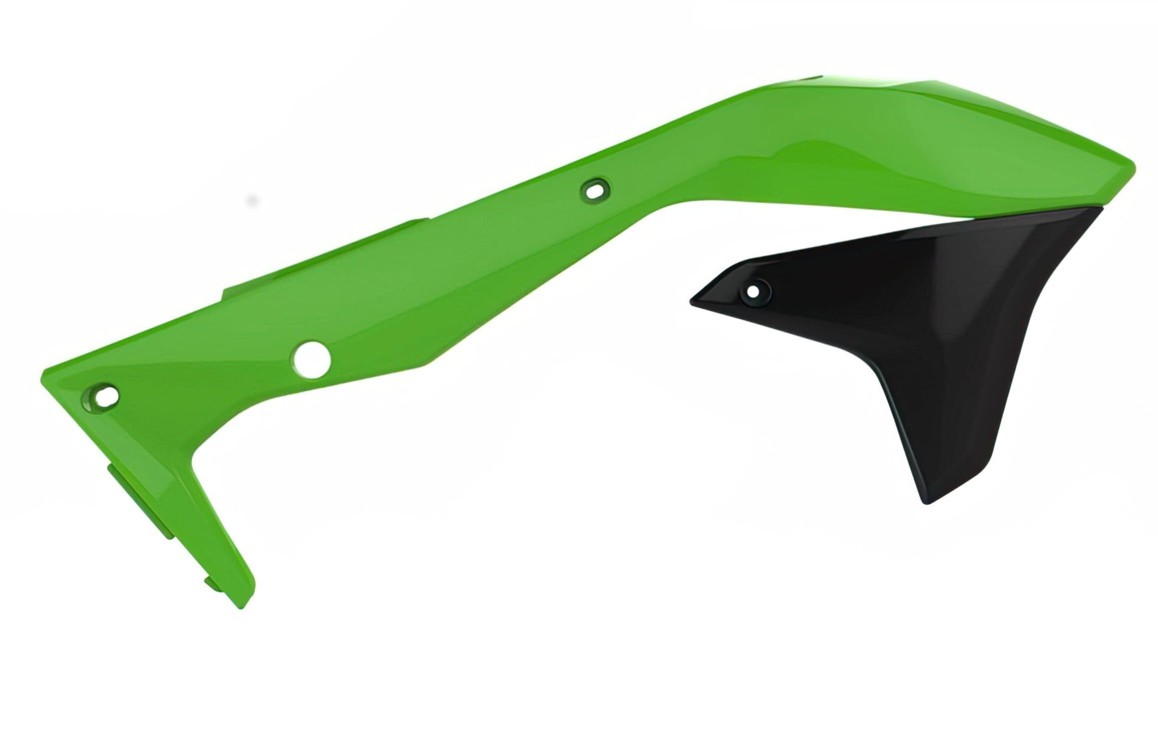 POL-8554200002 Polisport front side fairings original color green / black Kawasaki KXF 450 2016