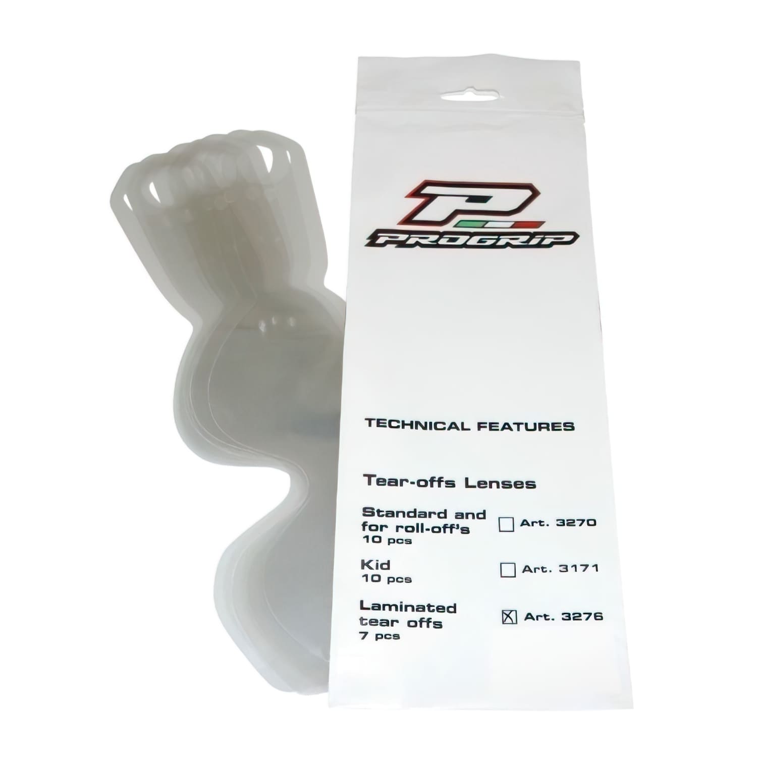 PG3276-133619 Laminated Tear Off 7x per Maschera cross ProGrip 3200-3201-3204-3301-3400-3450