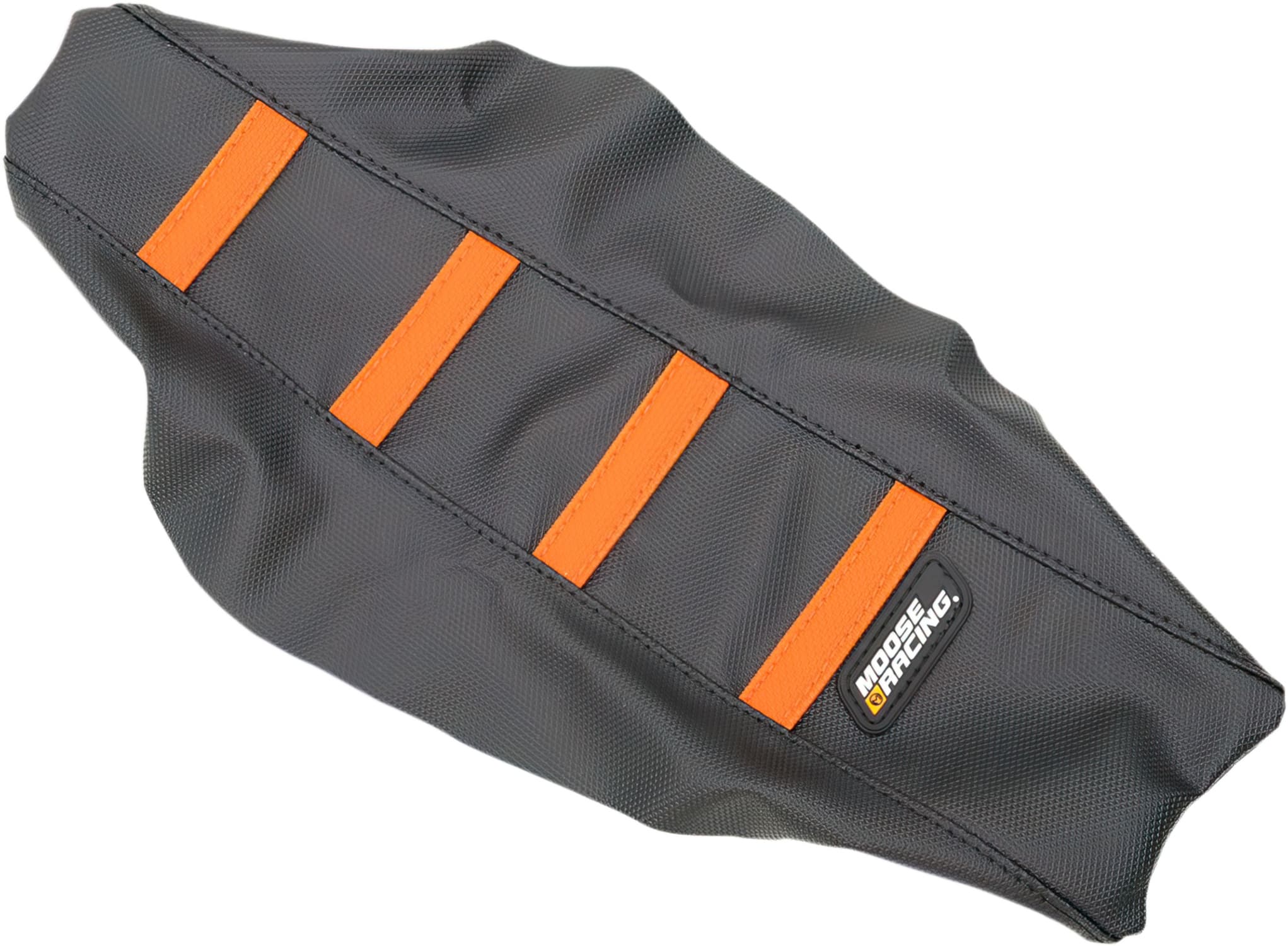 MR08212369 Moose Racing SX 50 Ribbed Seat Cover Black / Orange