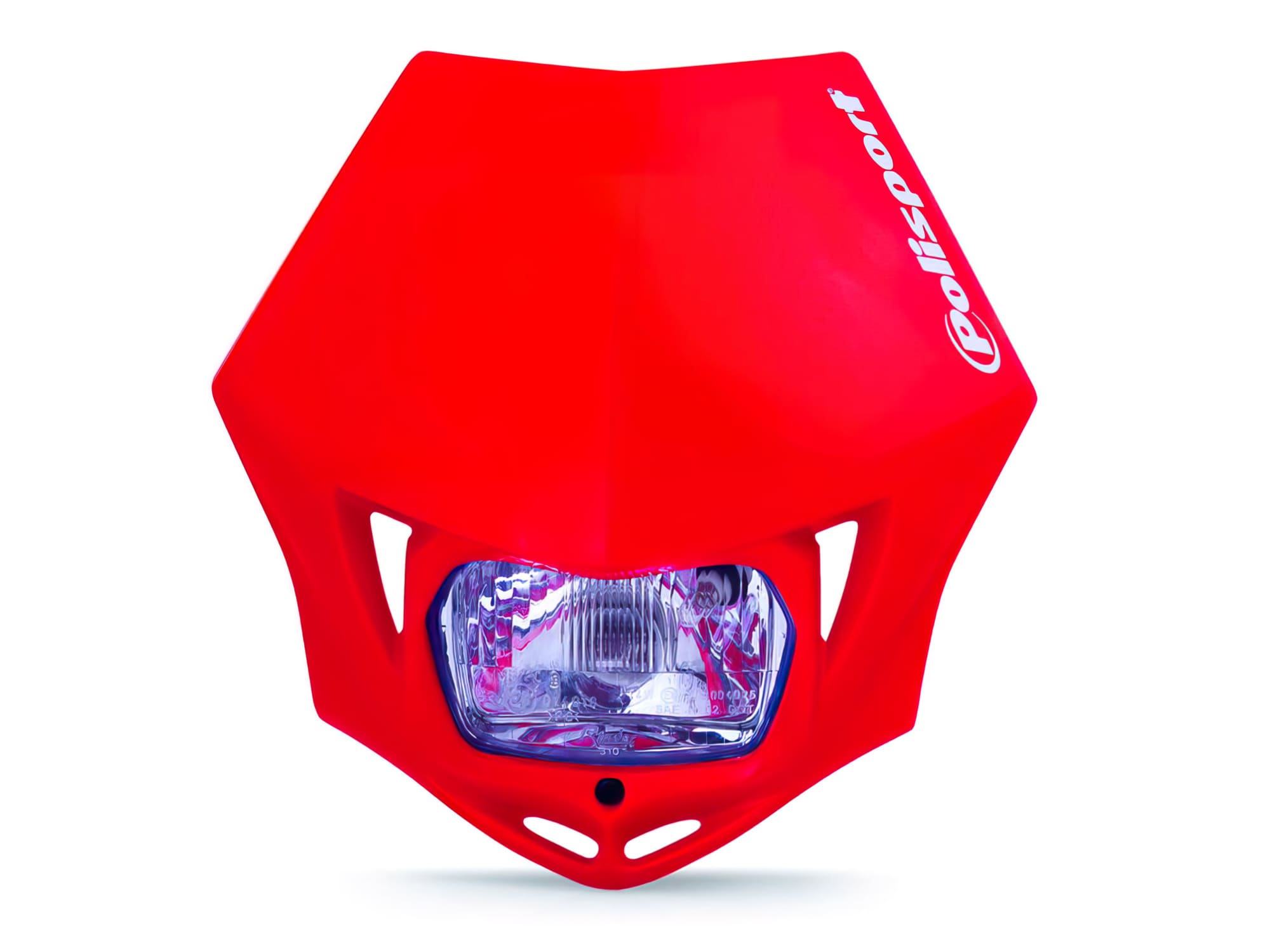 POL-PS025RD04 Faro Polisport MMX rosso CR 04