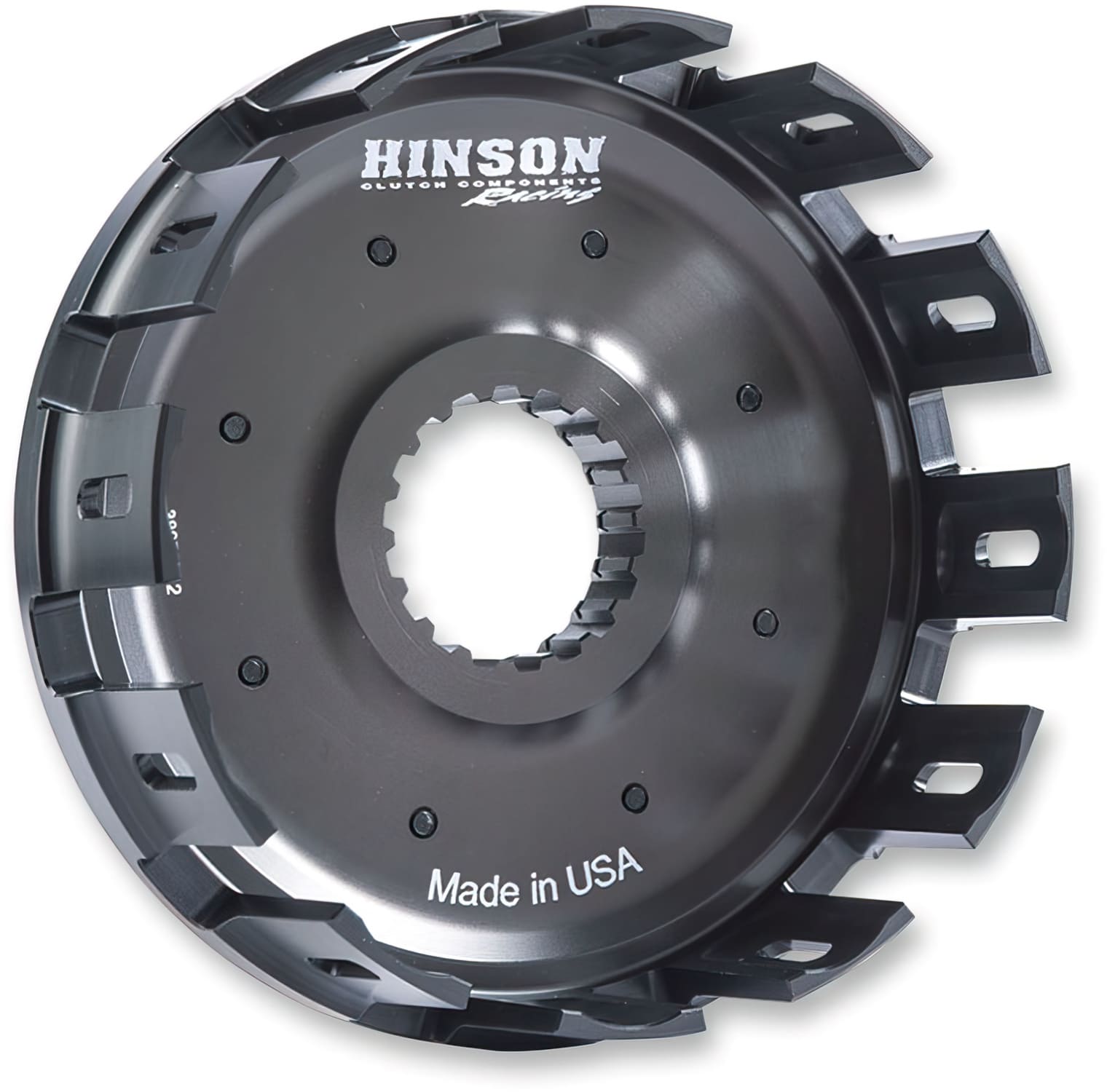 HIN-H091-B-0317 Hinson clutch basket with torque dampers + starter gear KTM / Husqvarna 125 - 150