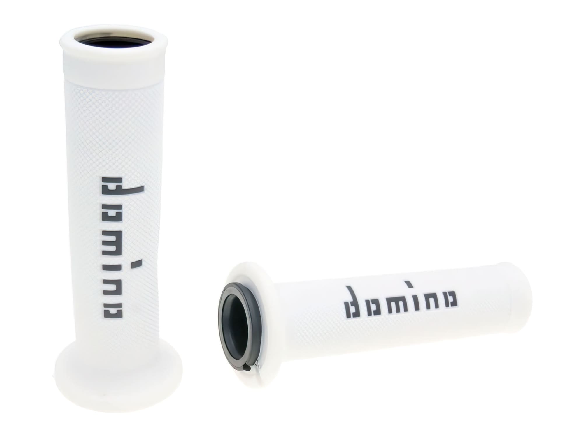 DOM37191RP Domino A010 On-Road Grips White / Black (Open)