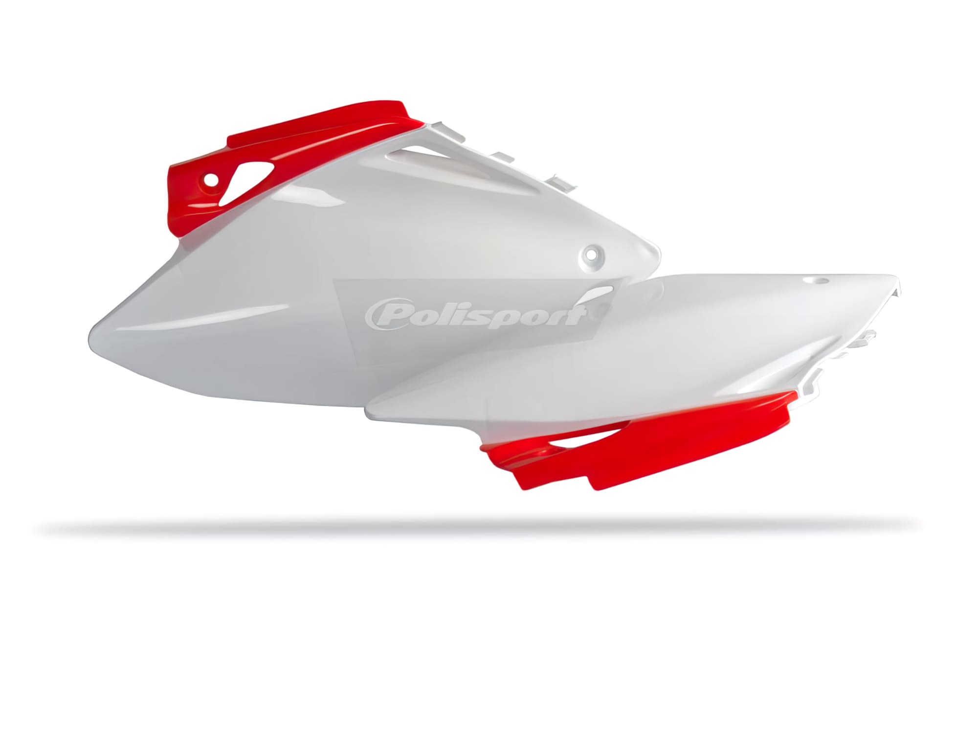 POL-PS217WR13 Carene laterali CRF 450 05-08 bianco / rosso