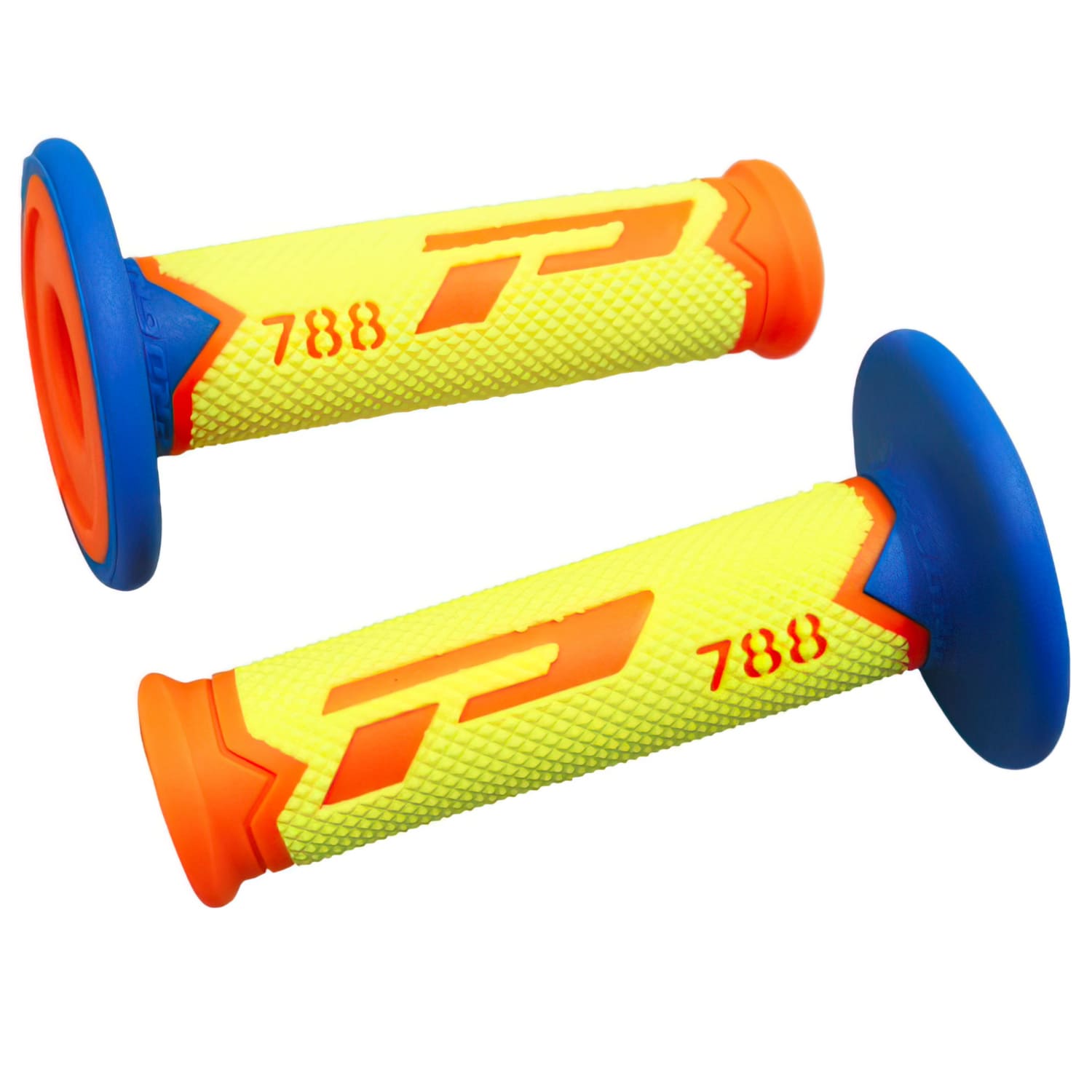 PG788-143769 ProGrip 788 triple density grips orange/fluo yellow/blue