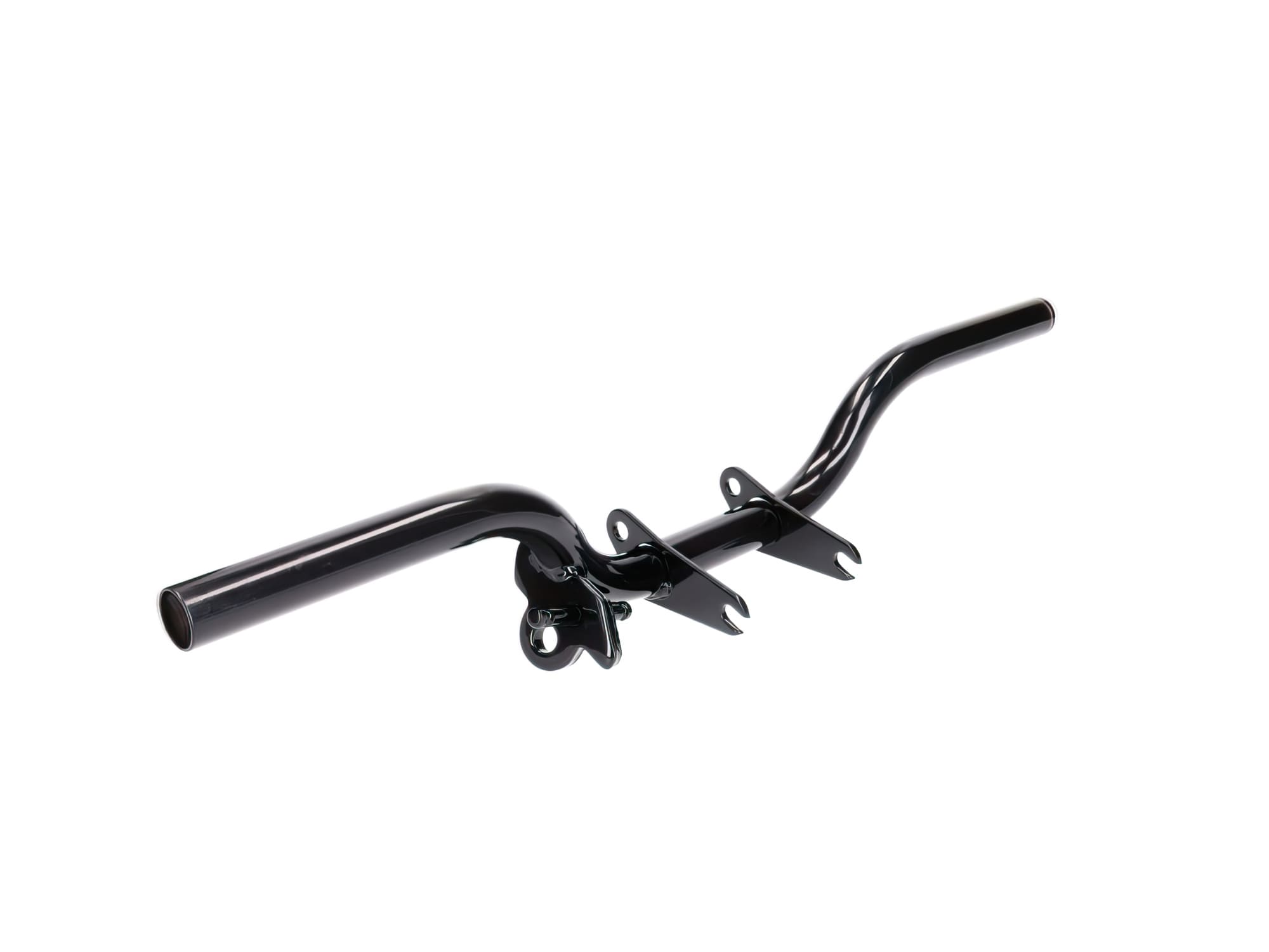 MOF-40777 Black footrest rod with side stand bracket Simson S50 / S51 / S70 / S53 / S83