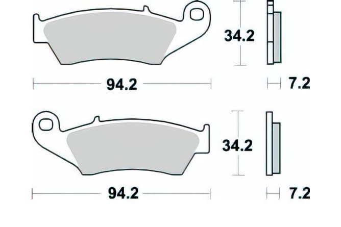 BRA-772CM44 Pastiglie freno Braking 772CM 44