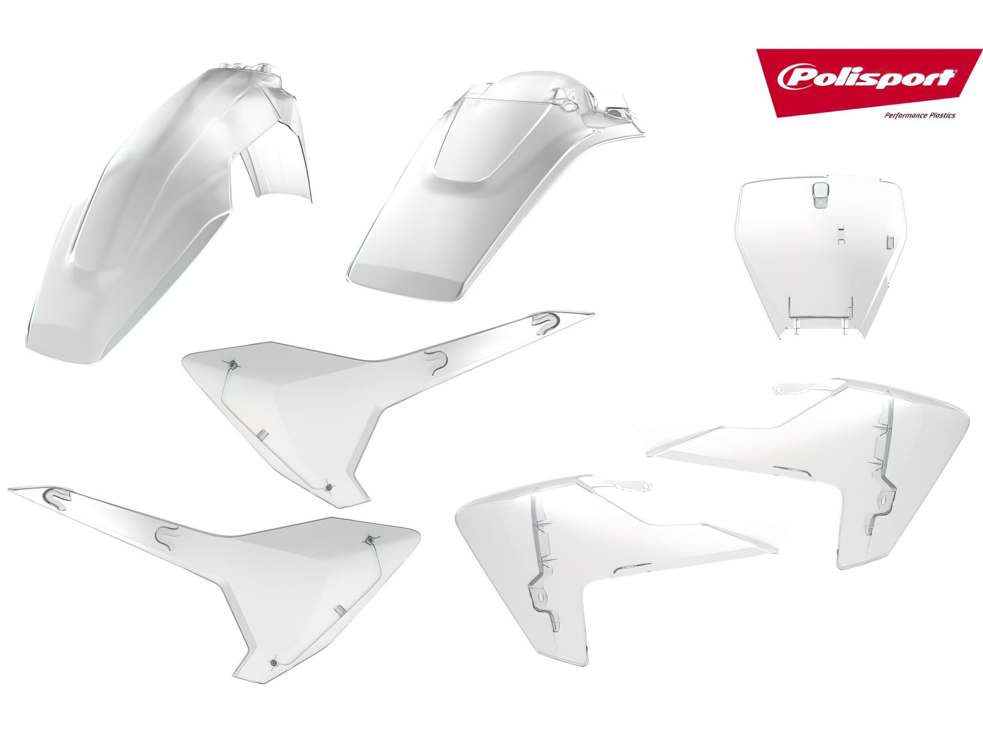 POL-90793 Husqvarna TC / FC transparent Polisport fairing kit