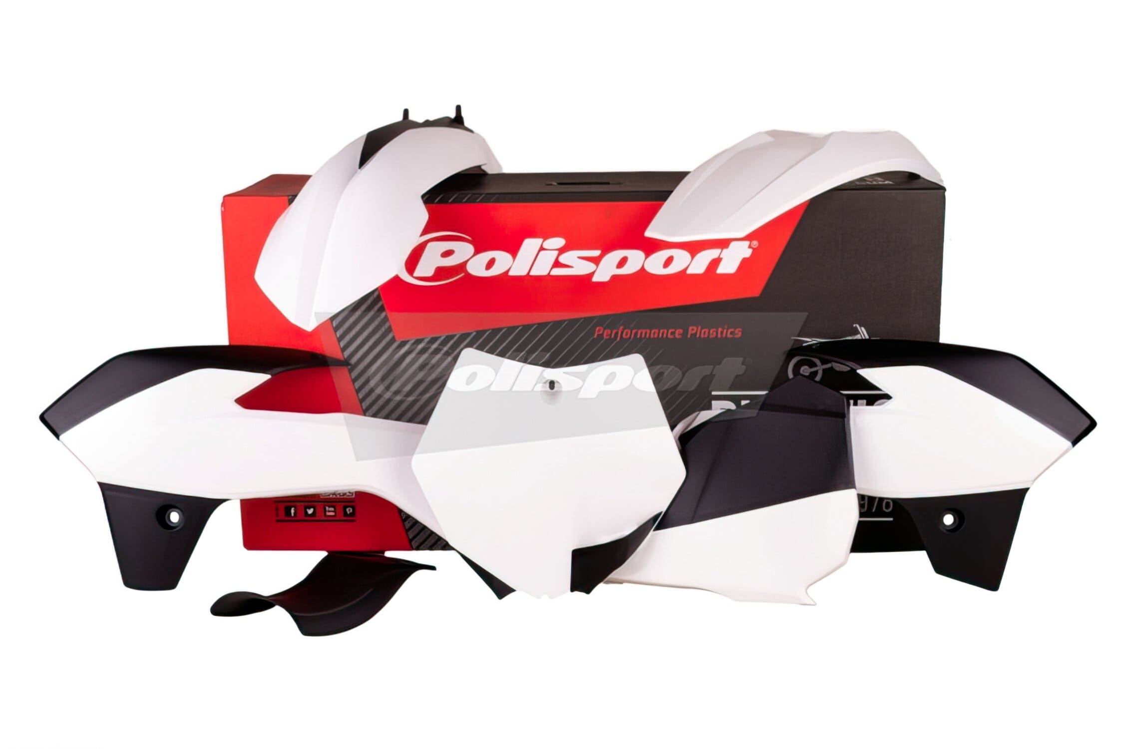 POL-PS311W02 Kit Carena Polisport 85 SX 13- bianco