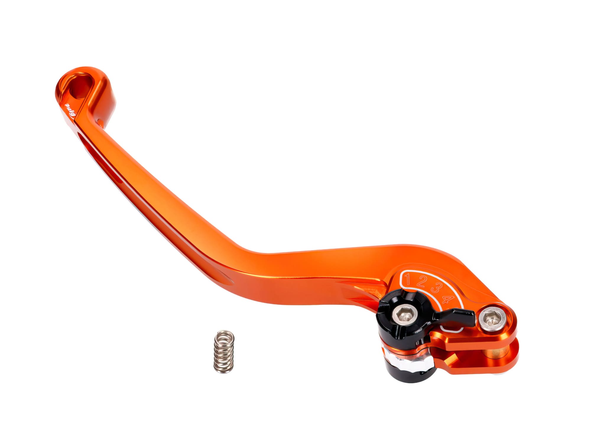 PUI270-TN Puig 2.0 Adjustable Rear Brake/Clutch Lever Orange/Black