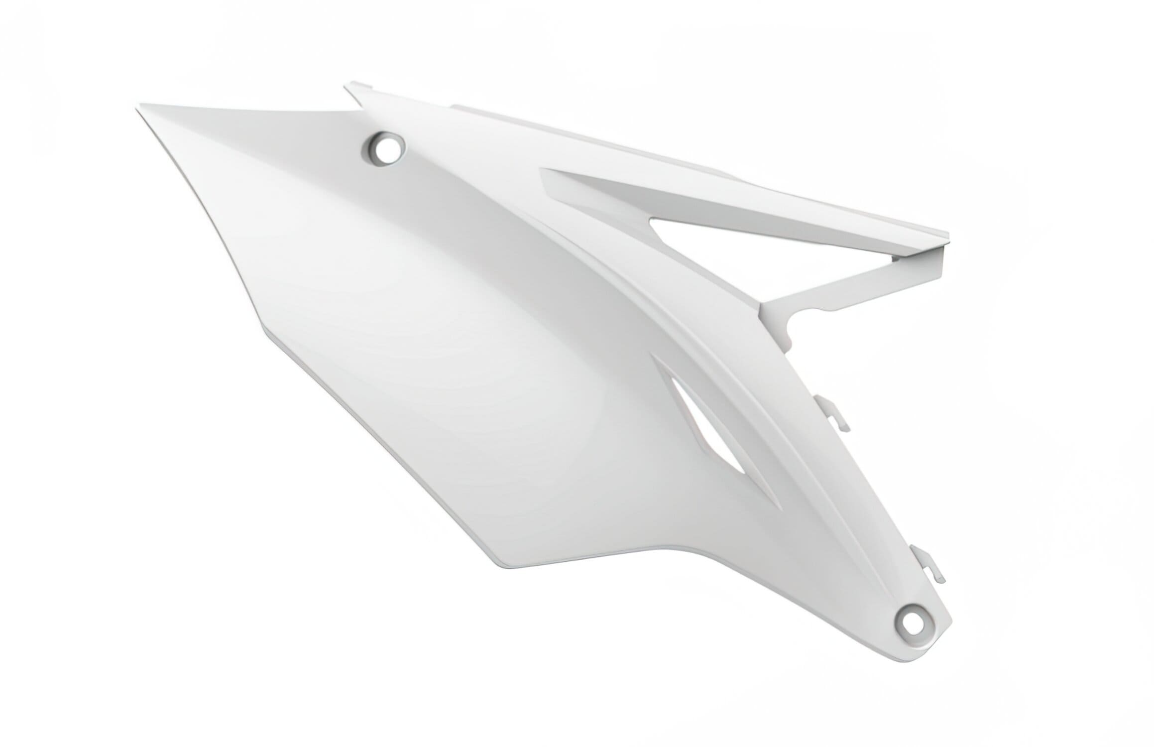 POL-8600600003 Polisport Side Fairings White Kawasaki KXF 450