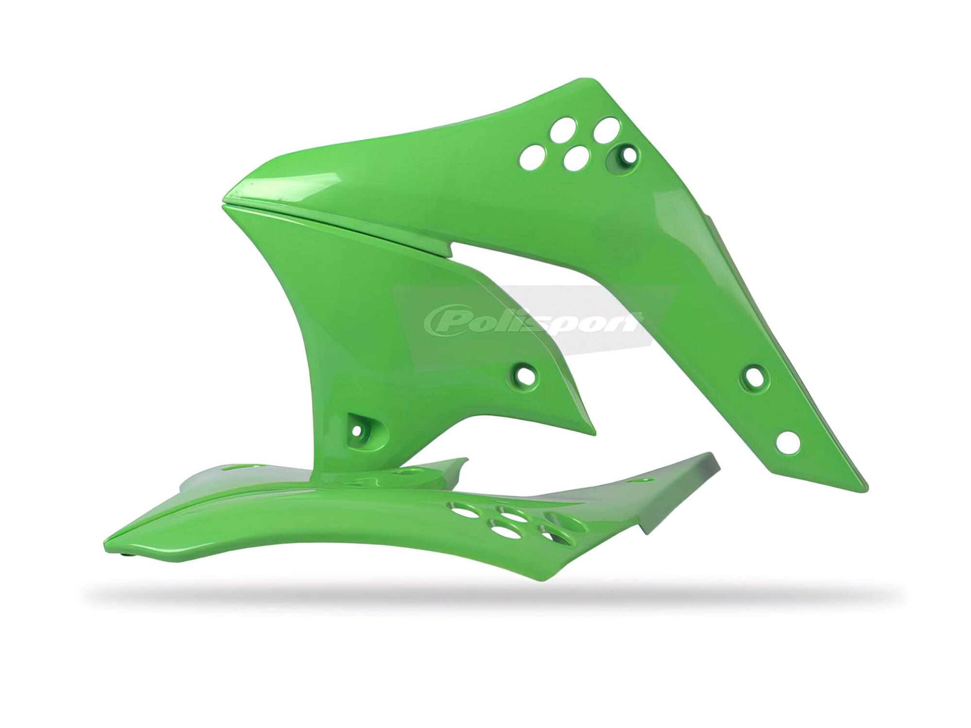 POL-8573100003 Polisport Green Front Side Fairing Kawasaki KXF 250