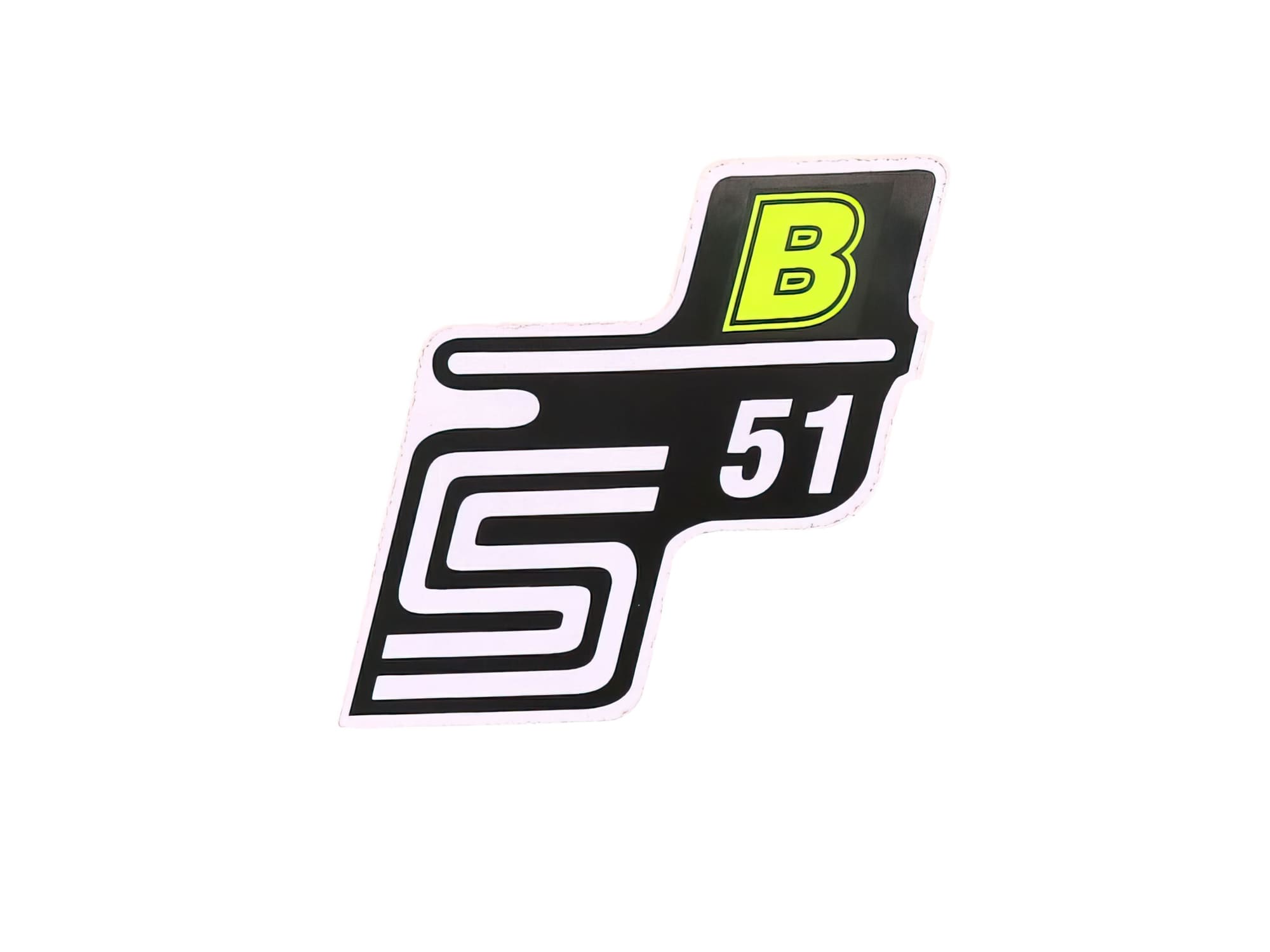 MOF-41998 Sticker S51 B neon yellow Simson S51