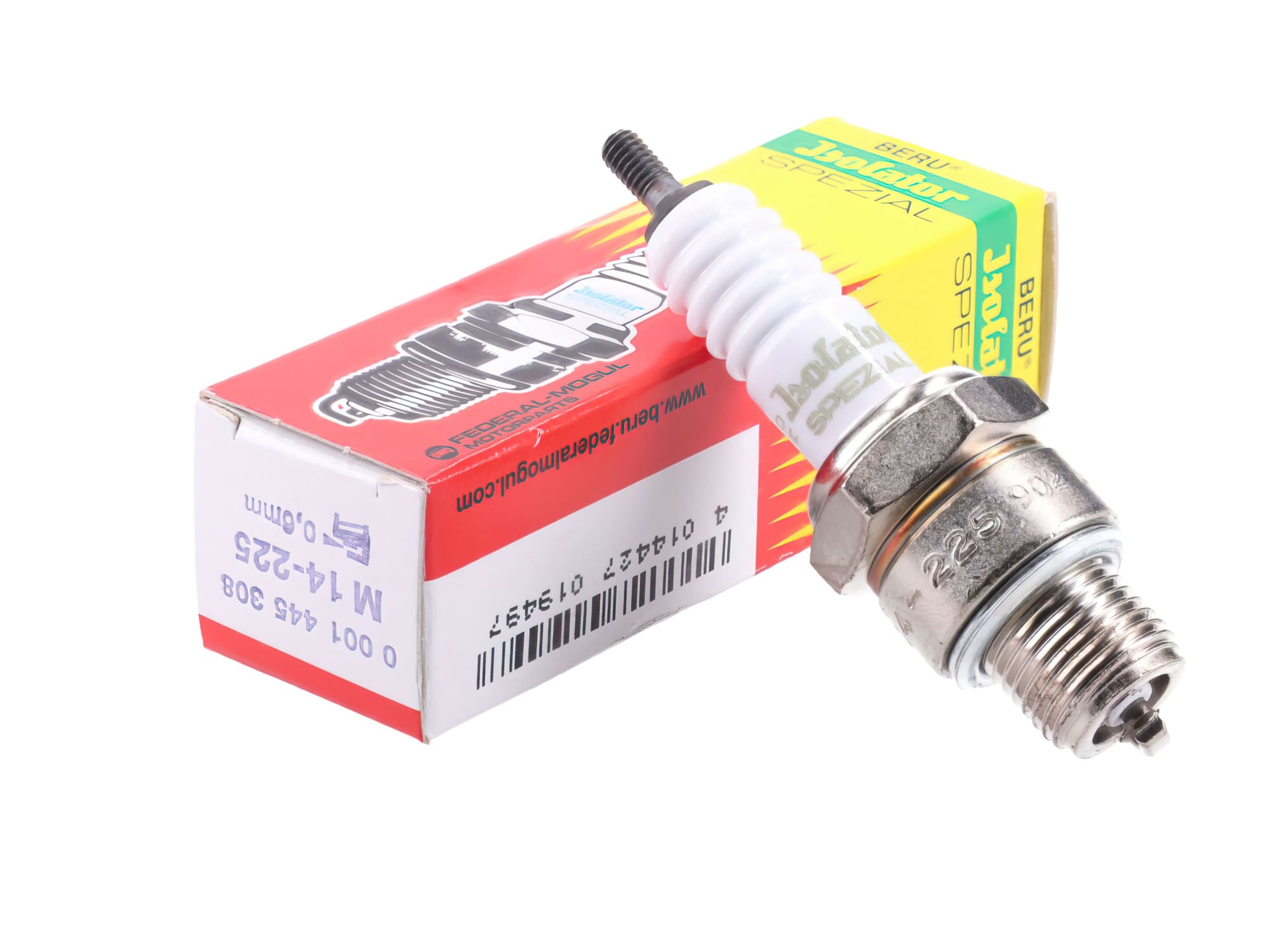 MOF-40915 Spark plug M14-225 insulator Spezial Simson