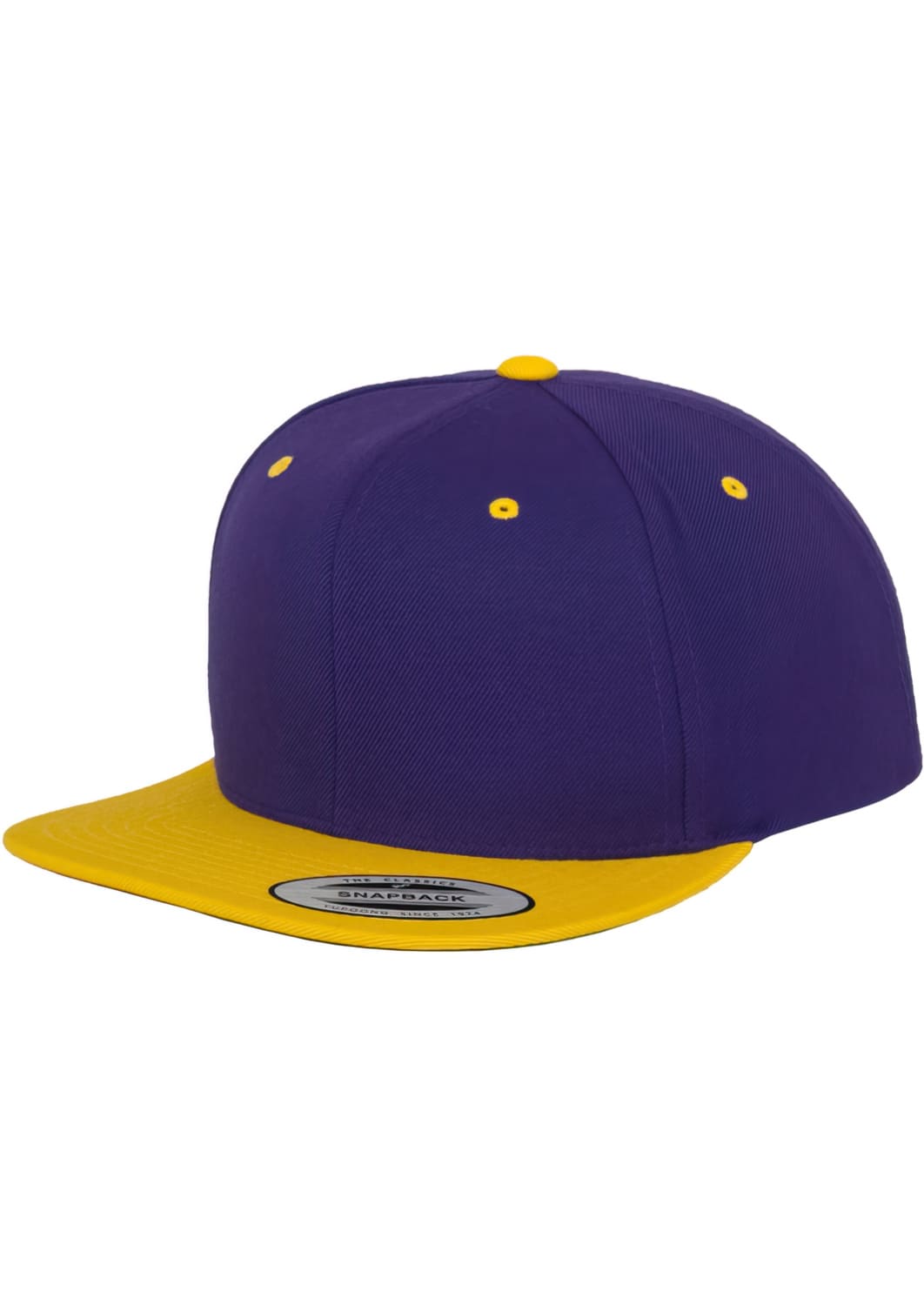 FF-6089MT-00599-0050 Classic 2-Tone Flexfit purple/gold snapback cap