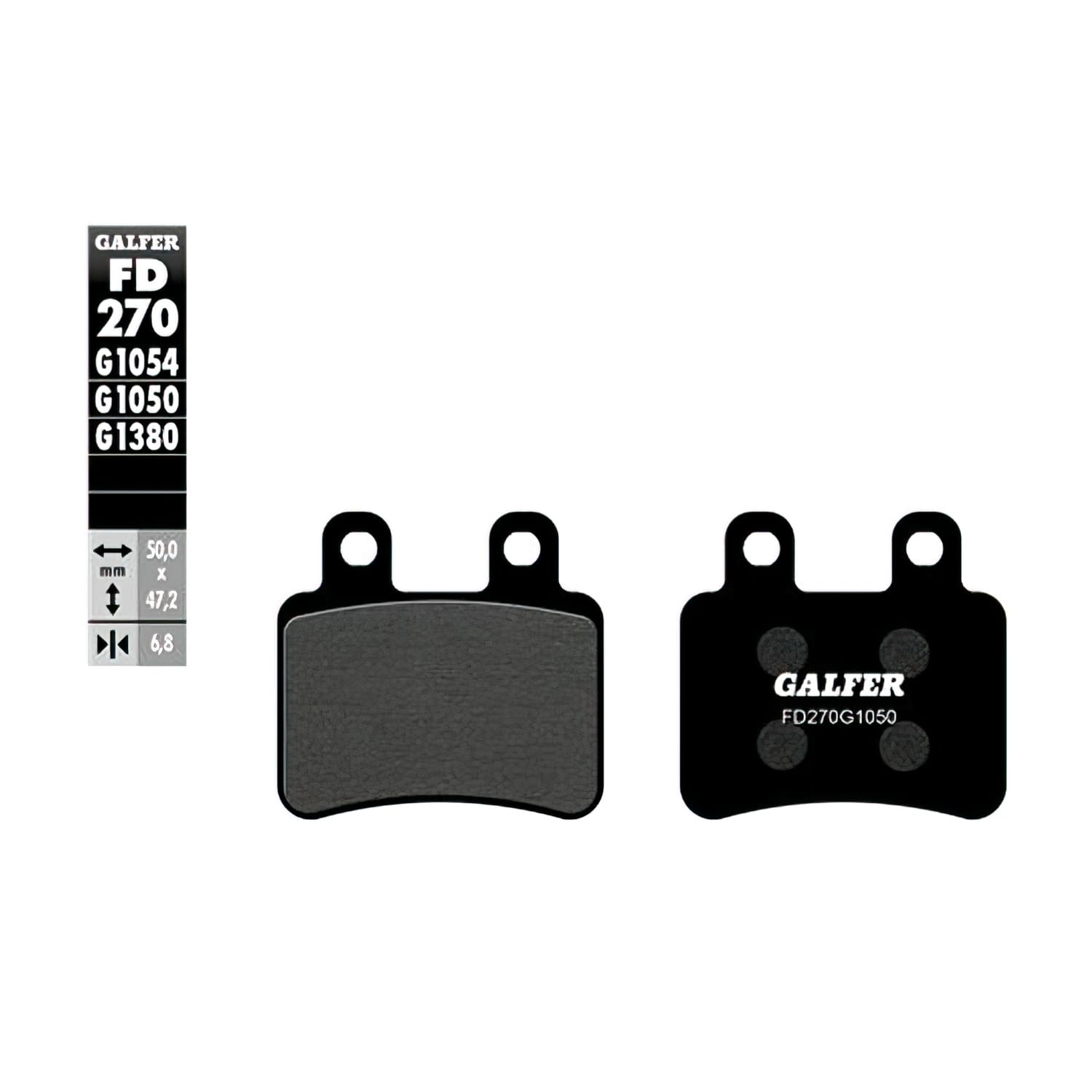 GLFD270G1050 Brake pads Galfer semi-metallic Scooter Yamaha DT