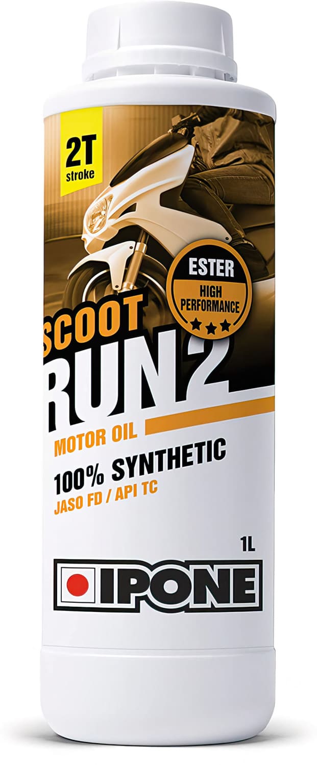 IP-SCOOTRUN2/1L Ipone Scoot Run 2 2-stroke engine oil 100% synthetic 1L