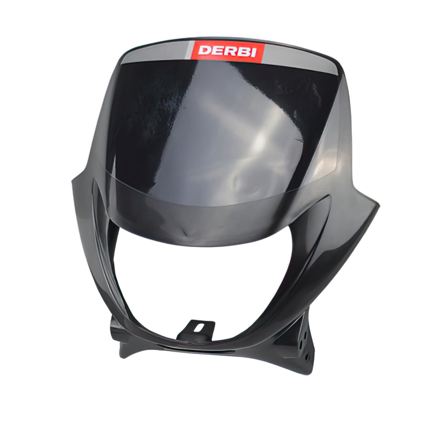 OE-DE00H02258875 Black headlight mask original spare part Derbi Senda