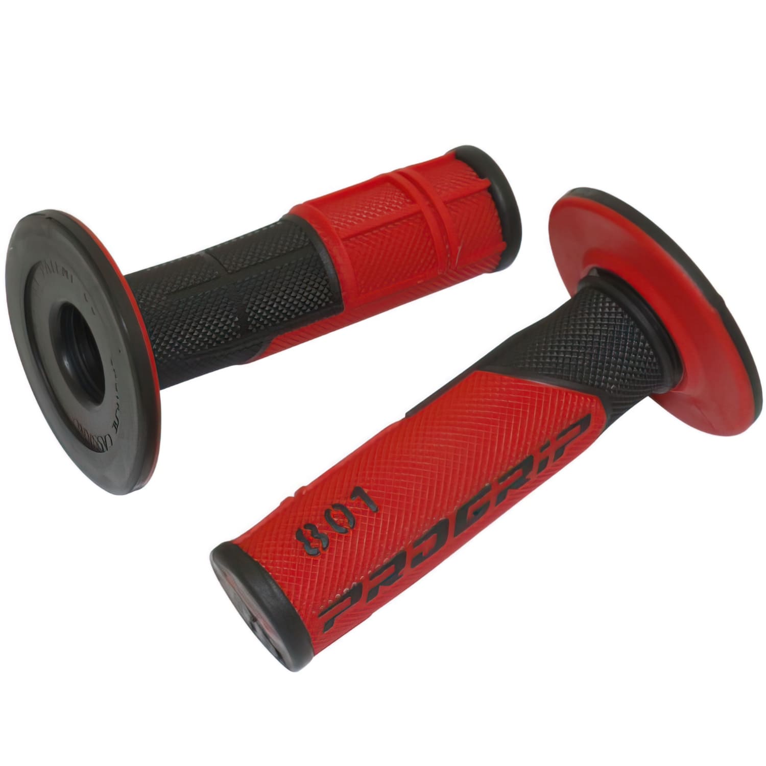 PG801-12123 ProGrip 801 dual density grips black/red