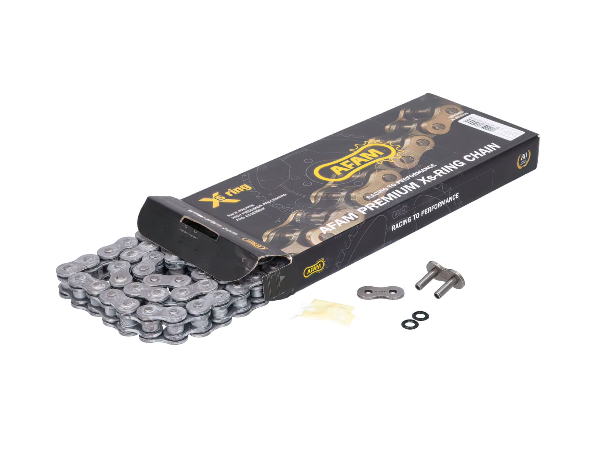 AFAM520XMR3-116L AFAM XS-Ring Reinforced Chain Black 520 XMR3 116 Links