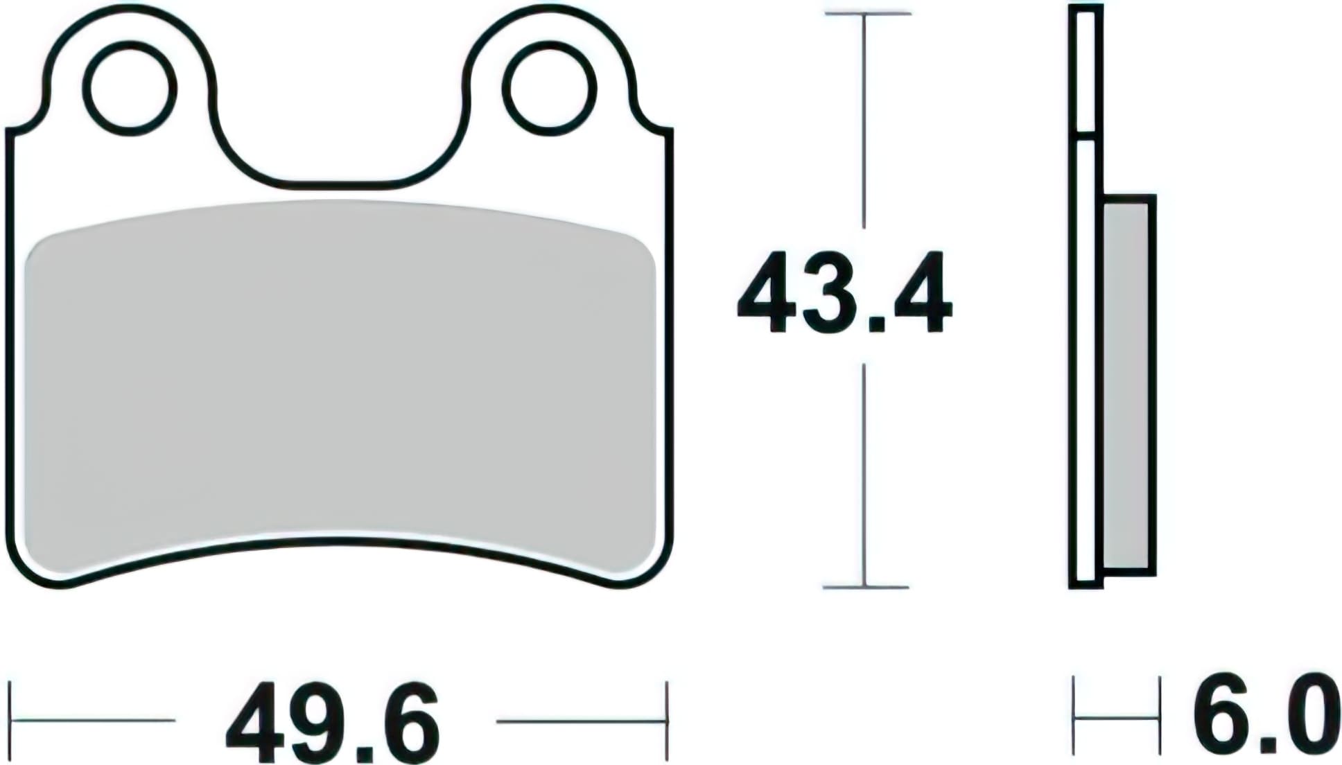 BRA-831CM46 Pastiglie freno Braking 831CM46 sinterizzate