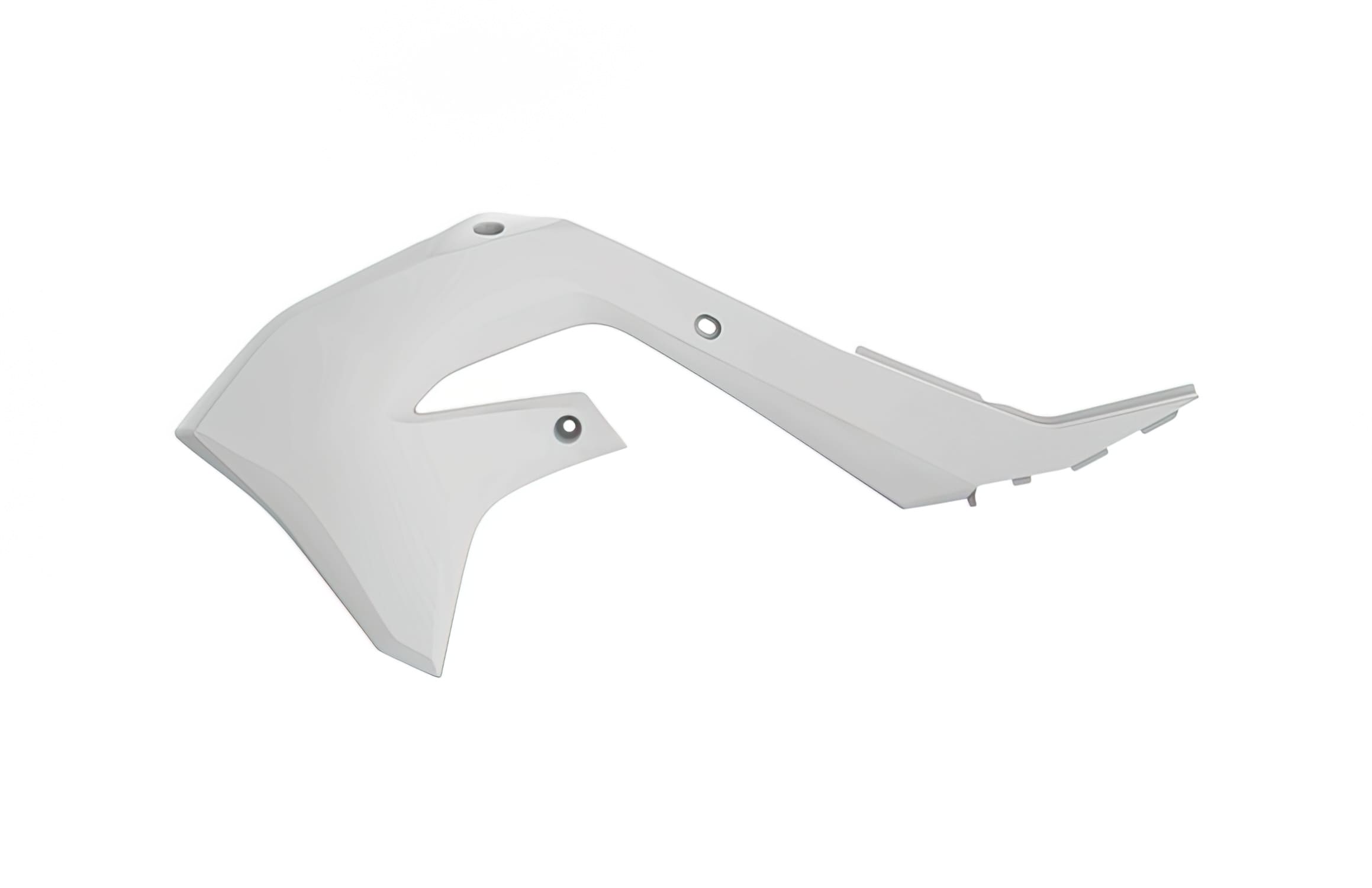 POL-8307800002 Polisport Front Side Fairing White Kawasaki KX 450