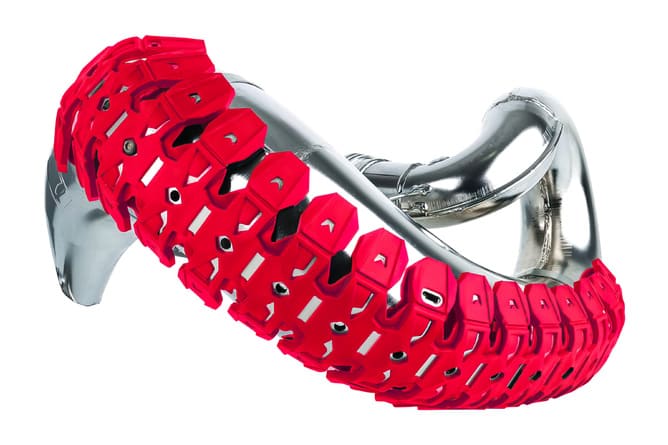 POL-8666400005 Protezione scarico Polisport Armadillo rosso