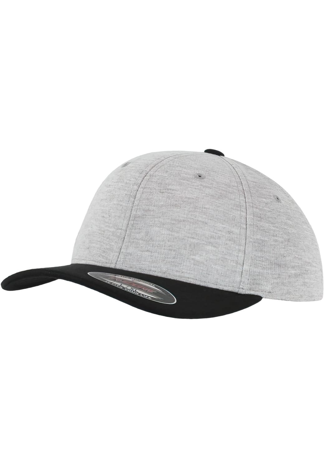 FF-6778T-00119-0053 Double Jersey Flexfit 2-Tone Cap Grey/Black S/M