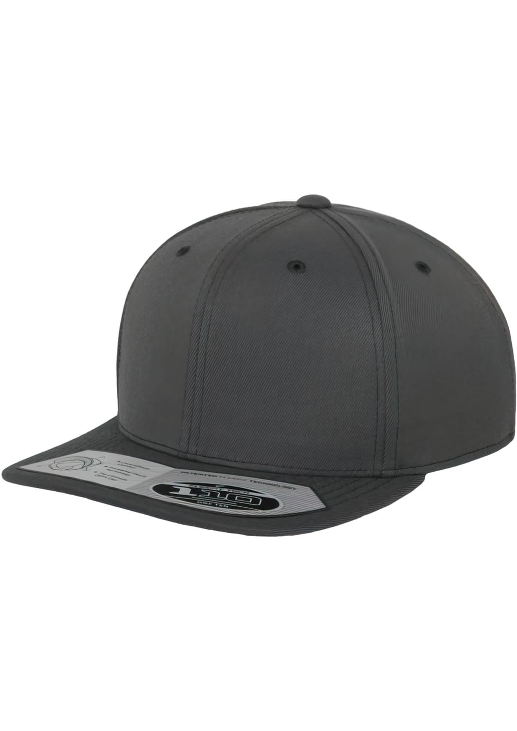 FF-110-00094-0050 Fitted 110 Flexfit Snapback Cap Dark Grey