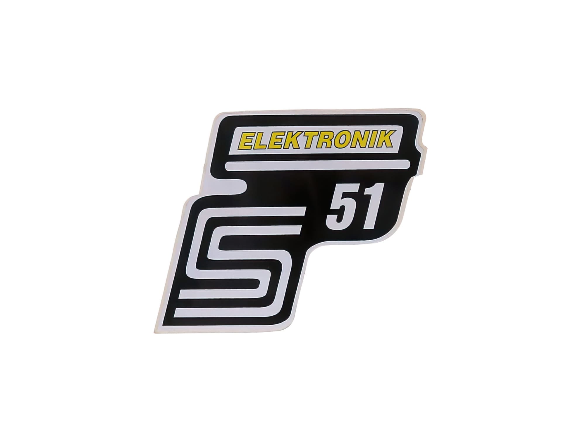 MOF-41981 Sticker S51 Elektronik yellow Simson S51