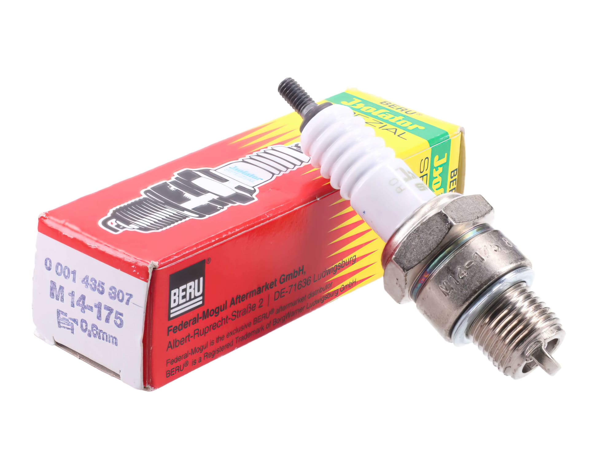 MOF-40914 Spark plug M14-175 insulator Spezial Simson