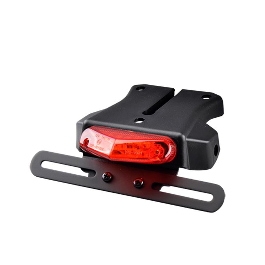 EKP-136166 Universal license plate holder with red LED light CE approved