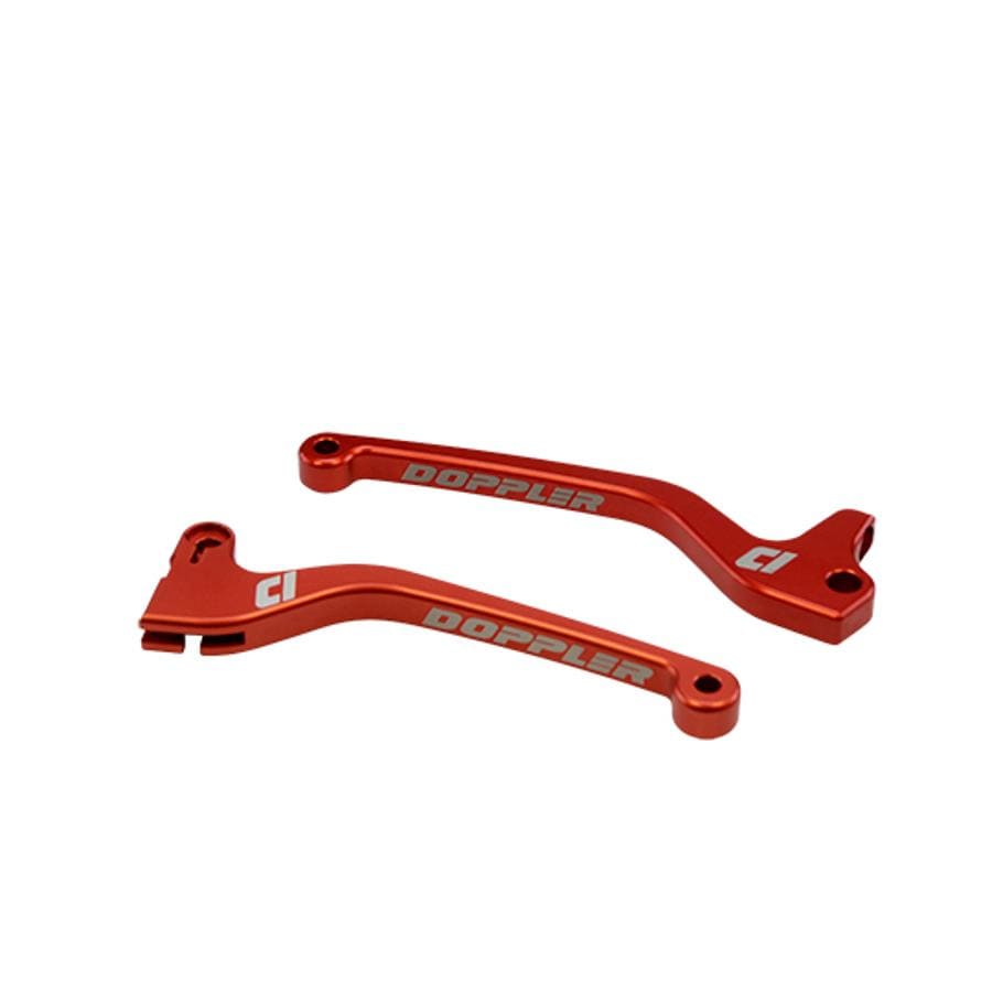 CGN503852 Brake Levers x2 Doppler CNC Yamaha BW's / Slider red