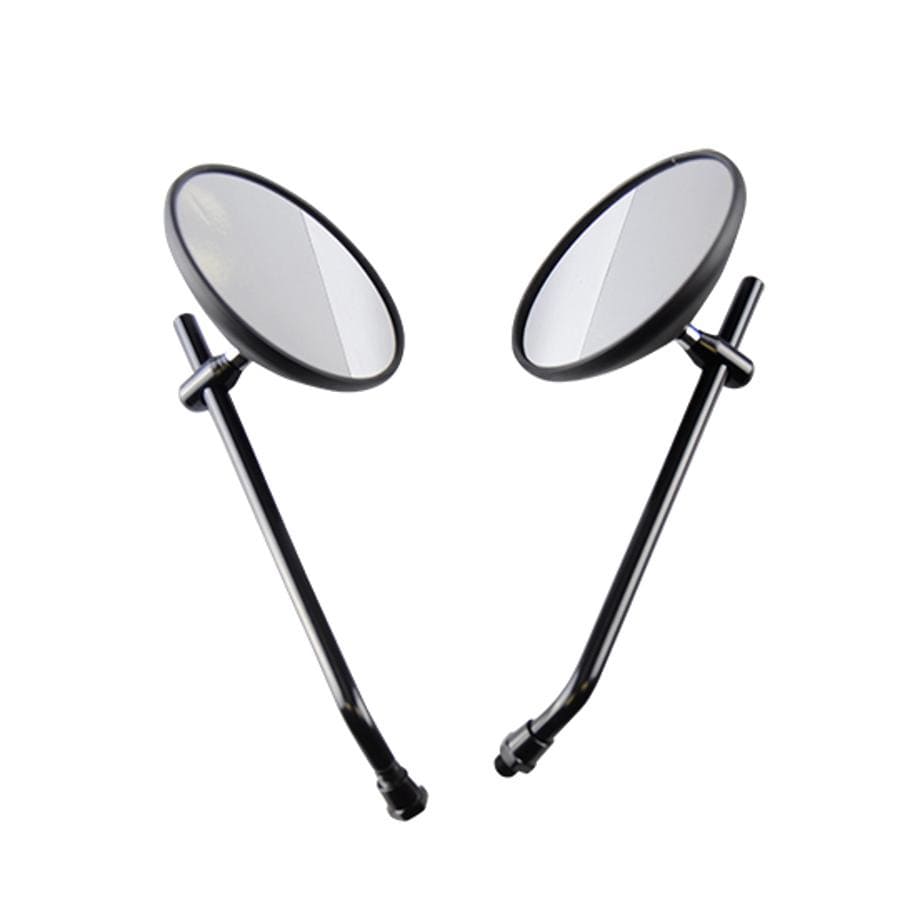 CGN504258 Left and right Cafe Racer mirrors d.10mm black