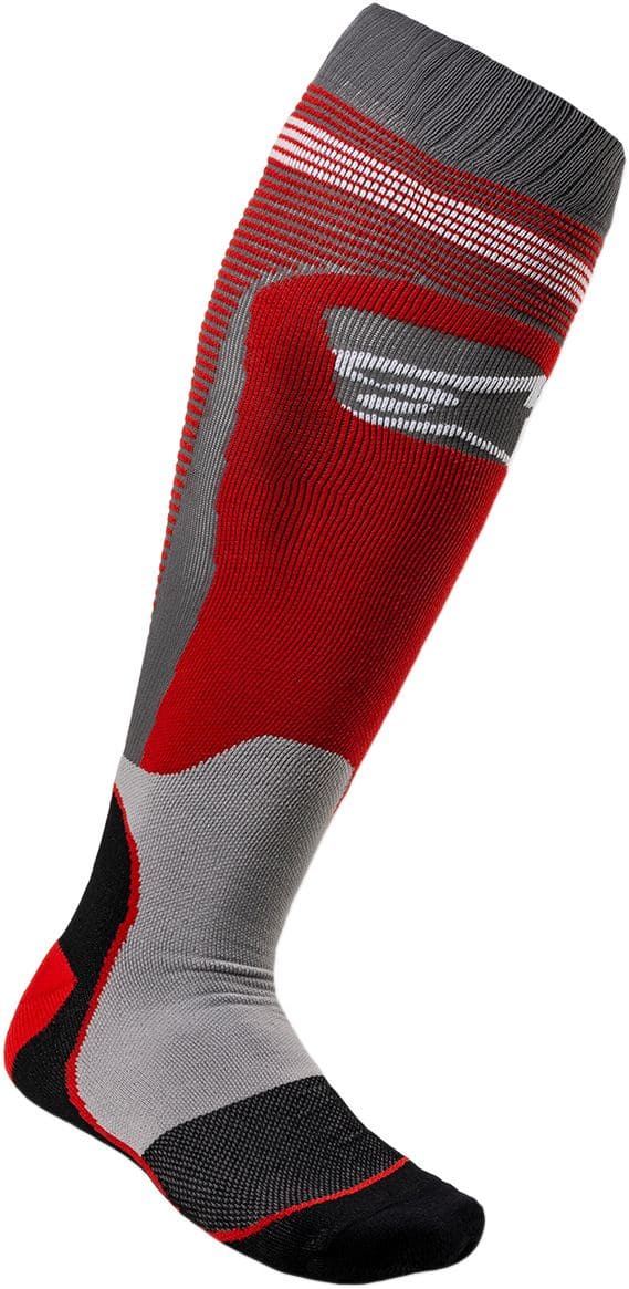 ALP34310529 Calze MX Alpinestars MX Plus 1 rosso / grigio L