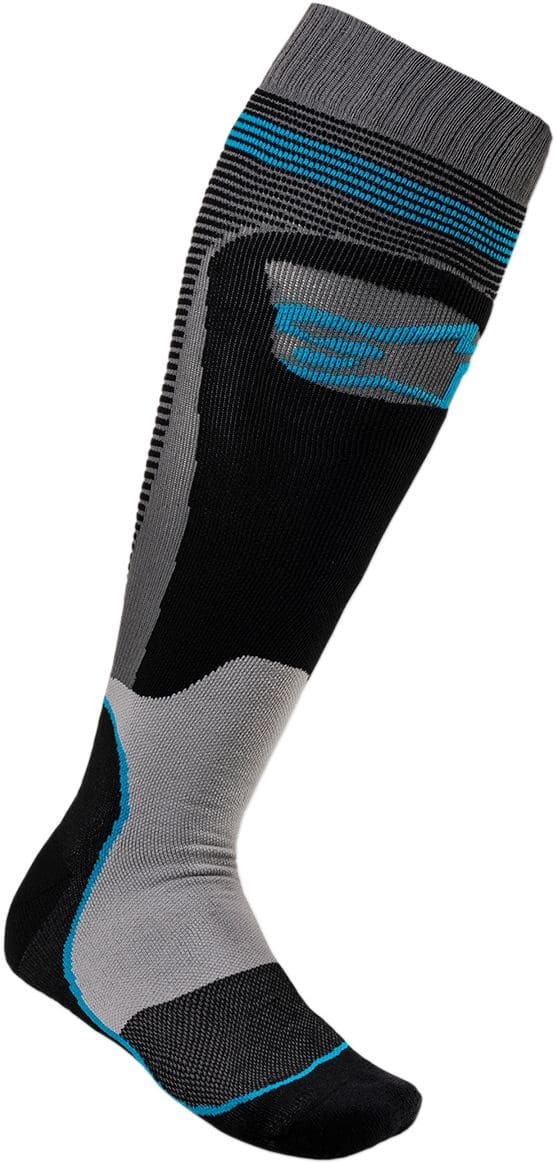 ALP34310533 Calze MX Alpinestars MX Plus 1 nero / turchese L