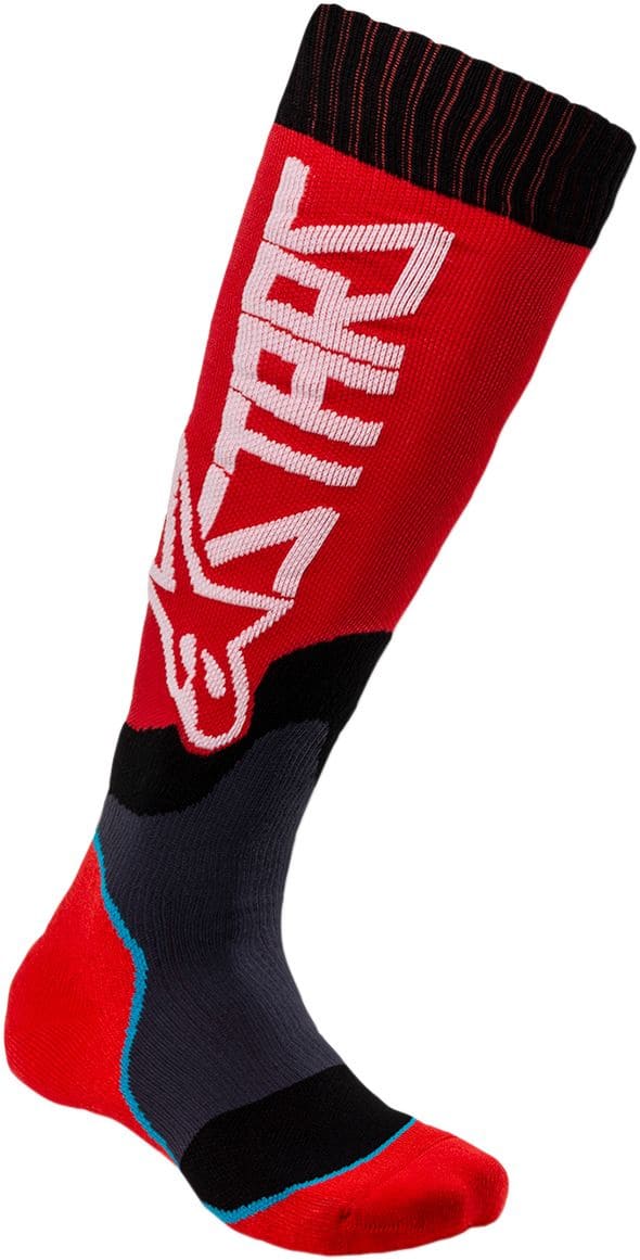 ALP34310544 Calze MX Alpinestars MX Plus 2 bambini rosso / bianco