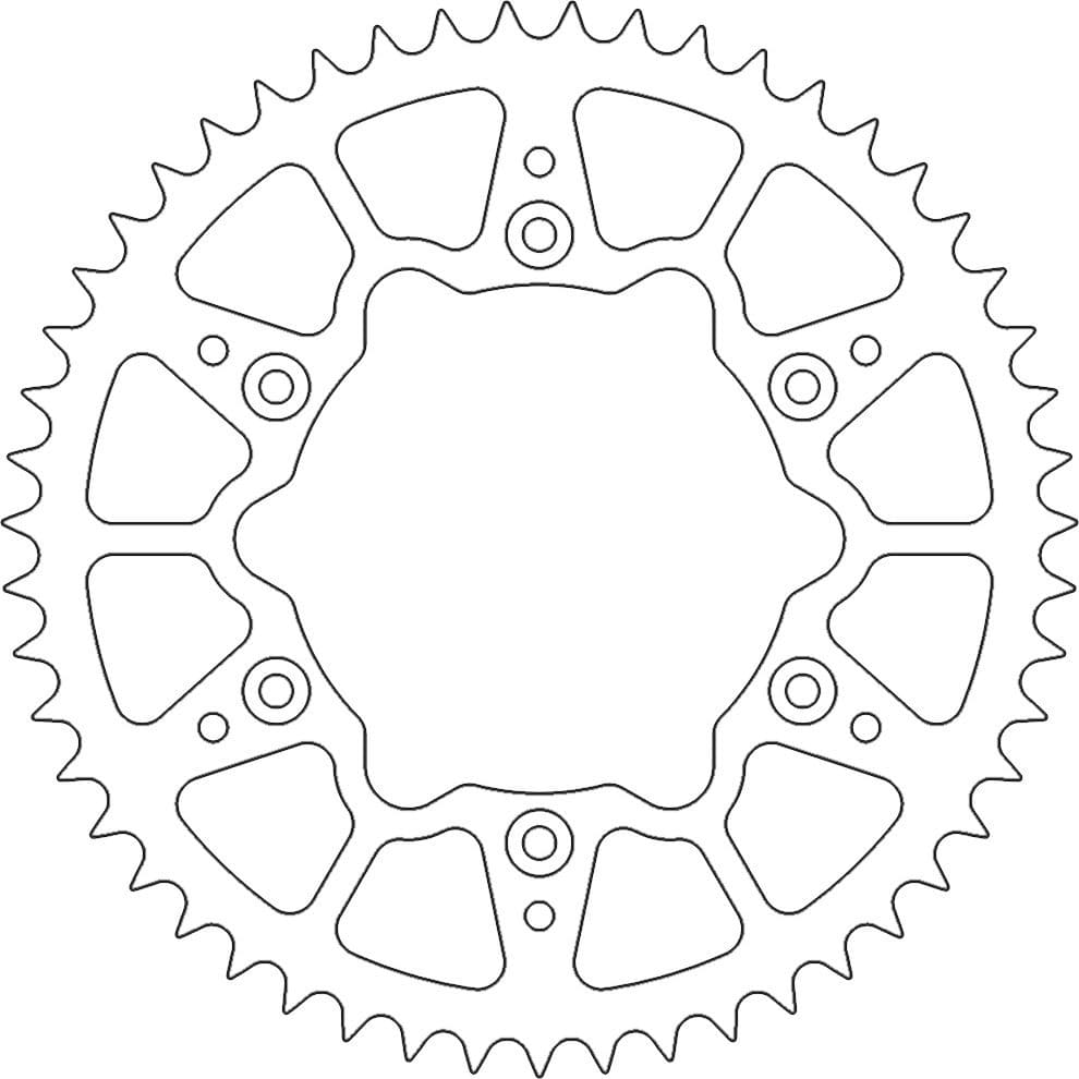 MMAST-12112225 Crown Moto Master 520 aluminum 42 teeth orange KTM / Husqvarna