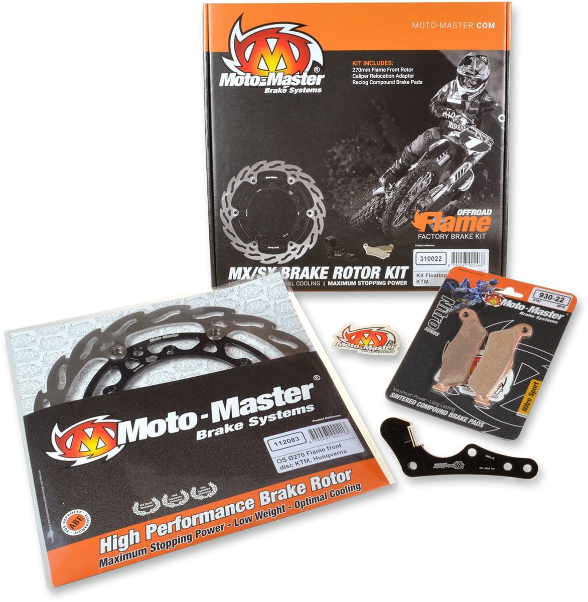 MMAST-17040331 Kit freno Oversize 270mm Moto Master Flame CR / CRF