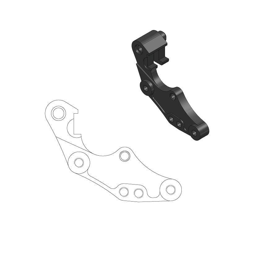 MMAST-17040414 Supporto pinza freno Moto Master 298MM CRF 2015 - 2018