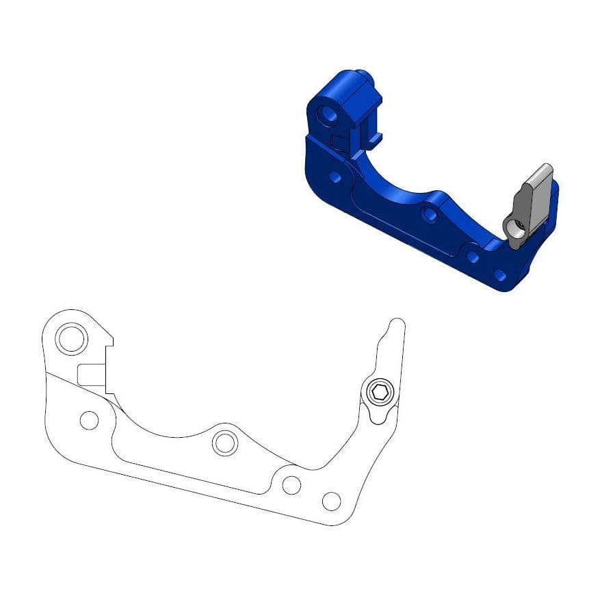 MMAST-17040438 Supporto pinza freno Moto Master 260mm blu KTM / Husqvarna