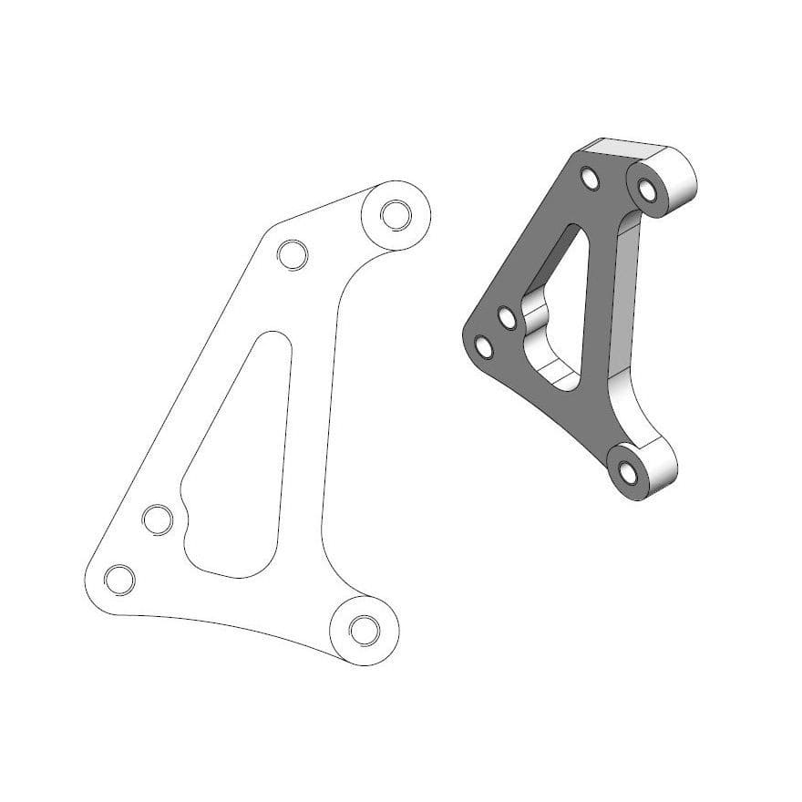 MMAST-17040443 Supporto pinza freno Moto Master 320 Sherco