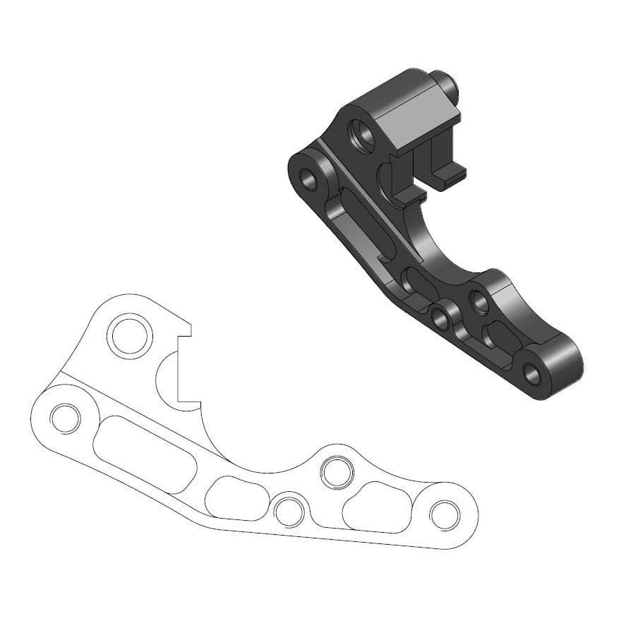 MMAST-17040444 Supporto pinza freno Moto Master 270mm Beta RR dopo 2013