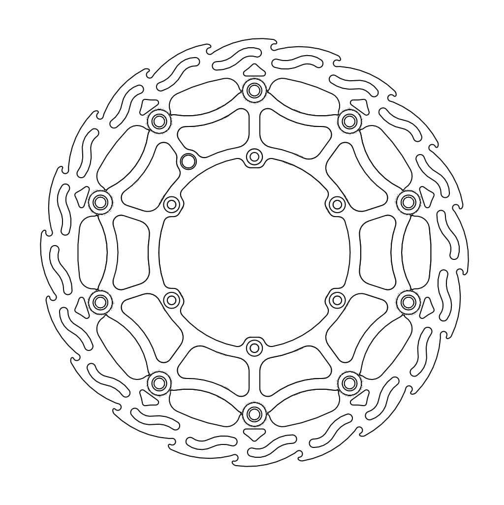 MMAST-17101190 Disco freno flottante Moto Master Flame Street 320mm KTM / Husqvarna