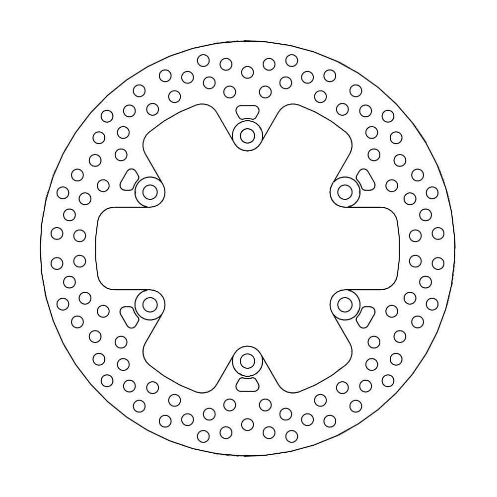 MMAST-17101652 Rear Brake Disc Moto Master Halo XTX 660