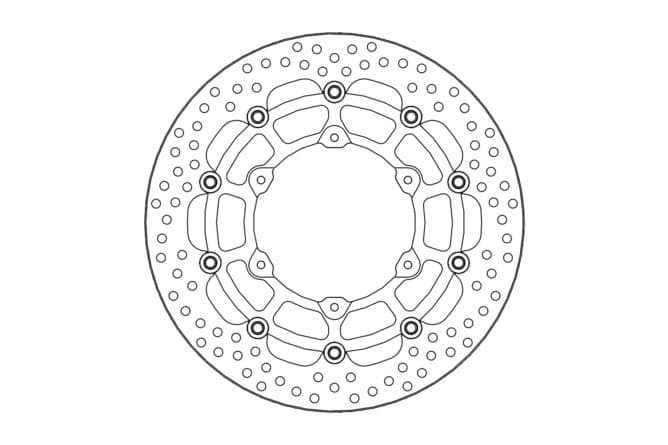 MMAST-17103264 Rear Brake Disc Moto Master Halo Husqvarna 701