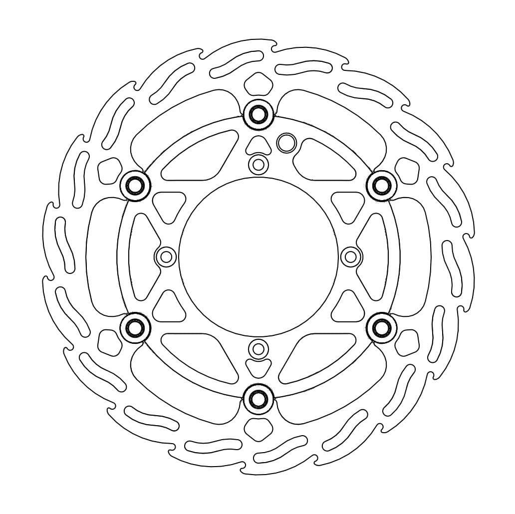 MMAST-17111005 Disco freno flottante Moto Master Flame TC / SX 85 260mm