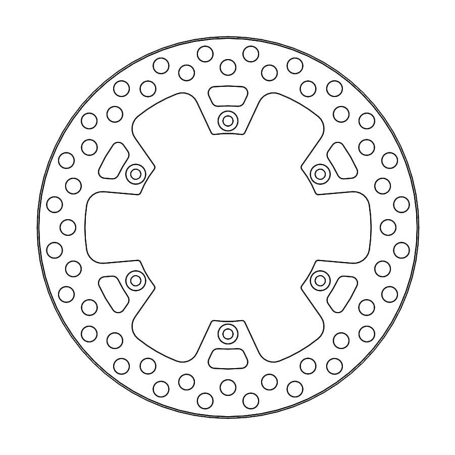 MMAST-17111688 Brake Disc Moto Master Vintage Rear RM 125 / 250 1999 - 2005