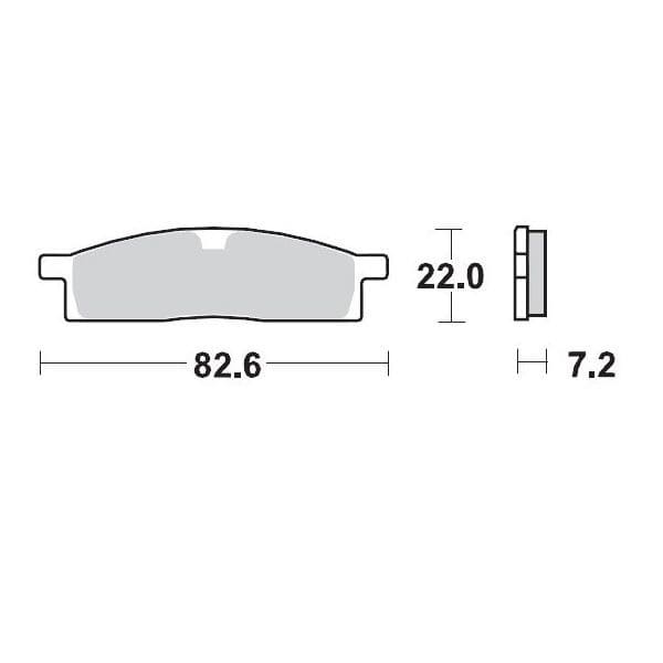 MMAST-17211260 Pastiglie freno anteriore Moto Master 091211 Sinter Pro Racing YZ 65 / 85