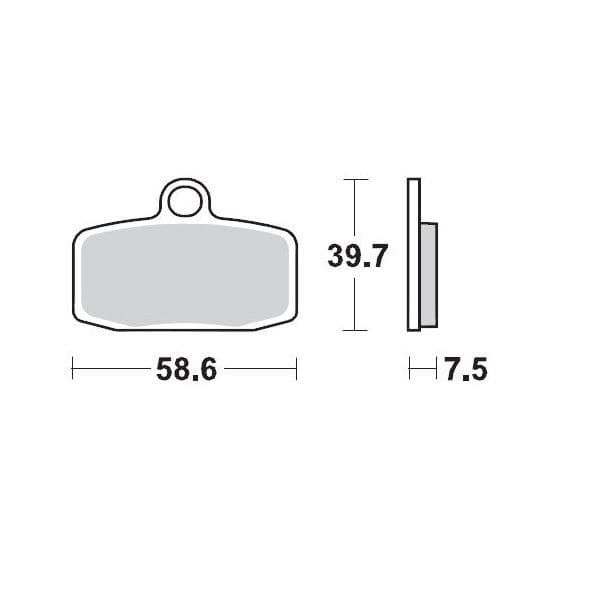 MMAST-17211727 Pastiglie freno anteriore Moto Master Pro Racing TC / SX 85